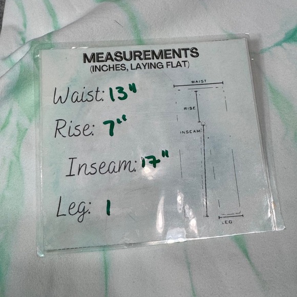 ALO Yoga Crop Leggings Womens Size S Green White Tie Dye High Waist Activewear - Picture 5 of 5